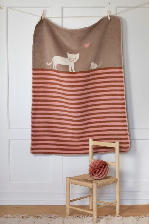 Babydecke Katze Fussenegger