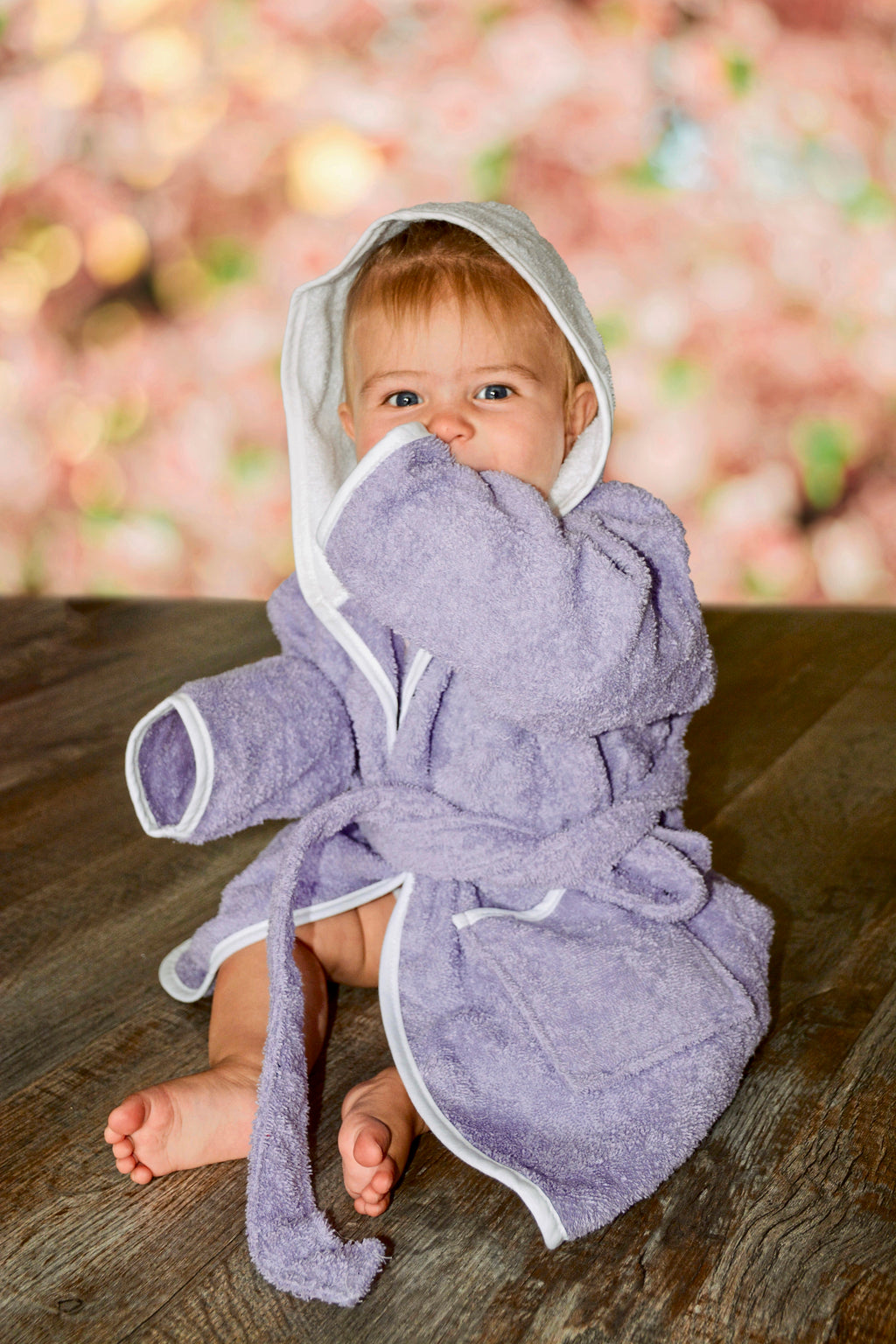 Babies Bathrobe Withe Hood