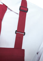 Übergrößen Latzschürze Basic mit Schnalle und Tasche