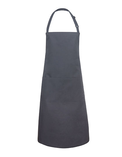 Übergrößen Latzschürze Basic mit Schnalle und Tasche