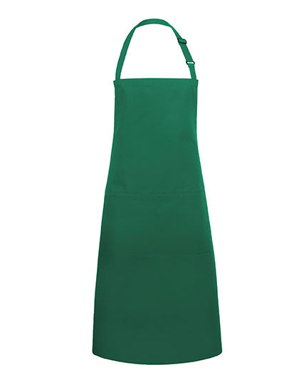 Übergrößen Latzschürze Basic mit Schnalle und Tasche