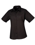 Women´s Poplin Short Sleeve Blouse