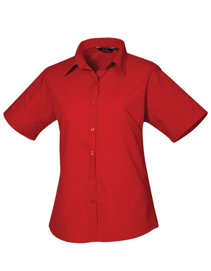 Women´s Poplin Short Sleeve Blouse