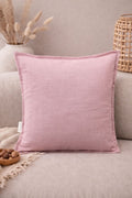 Kissen Leinen rose + Wunschtext
