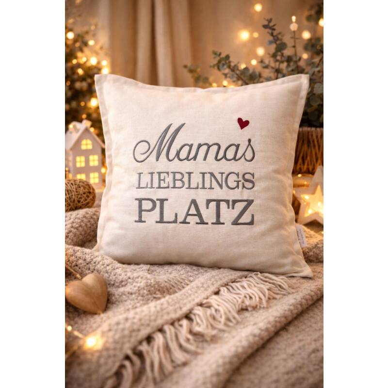 Kissen Canva Mamas Lieblingsplatz