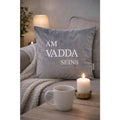 Kissen EM VADDA SEINS grau