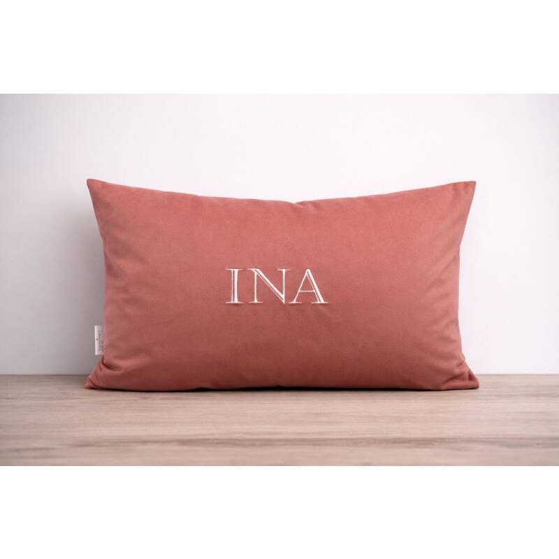 Kissen Lisa Samtoptik rose